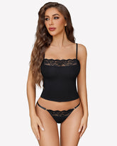 Cami Pajama Lace Trim  Sleepwear